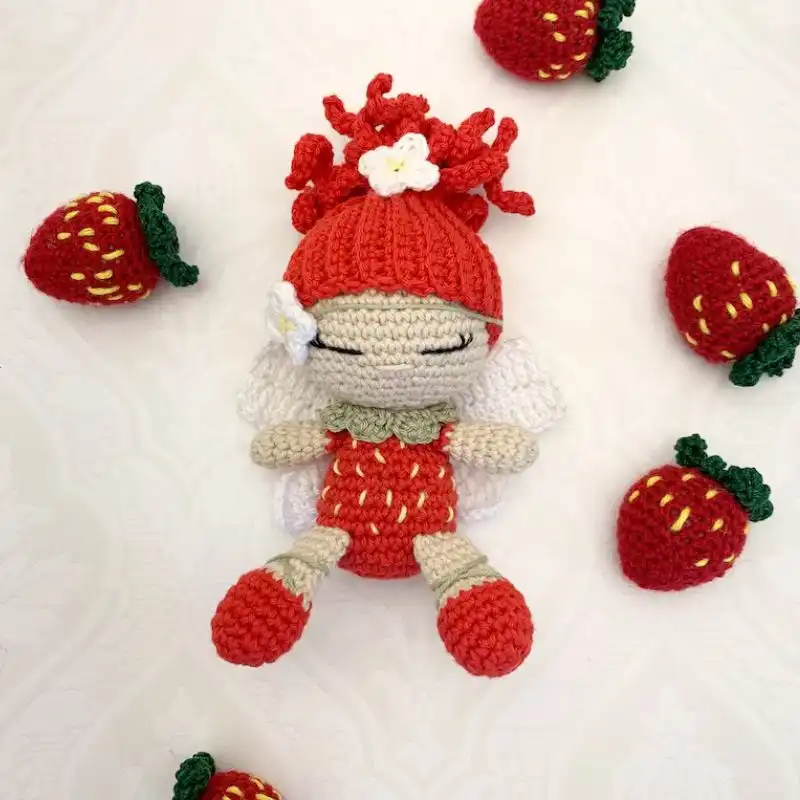 Stroller Chain With Strawberry Fairy