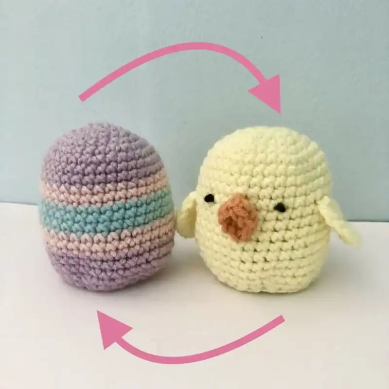 Reversible Easter Egg And Chick