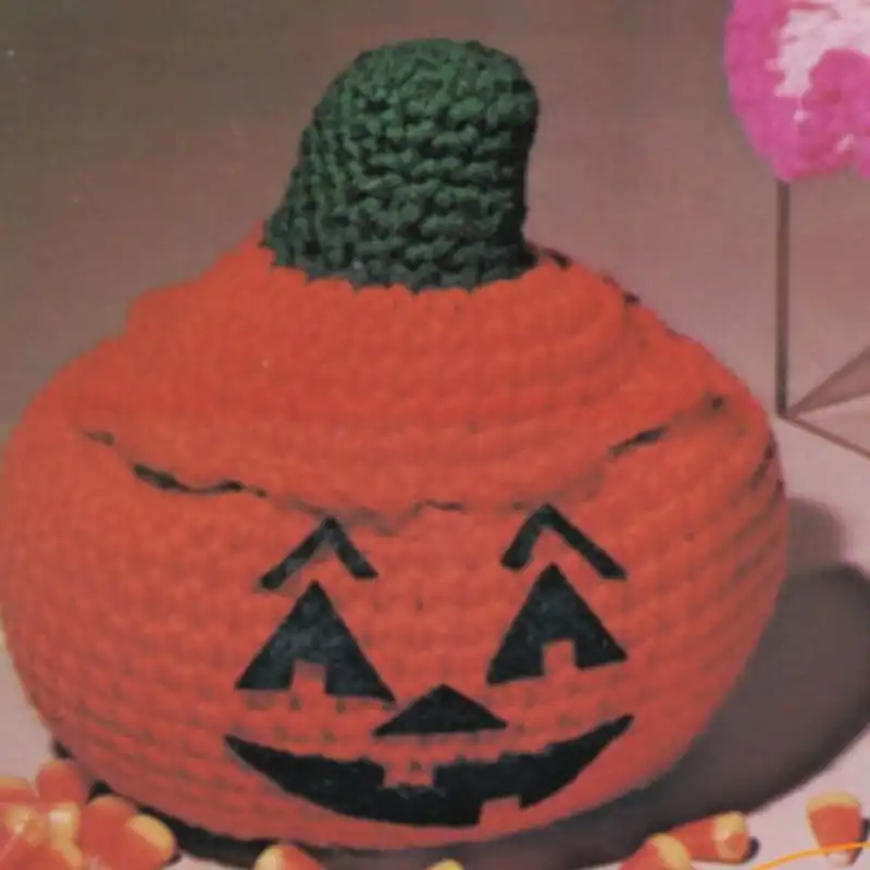 Pumpkin Candy Dish Crochet Pattern