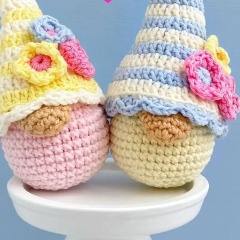 Easter Eggs With Gnome's Hats
