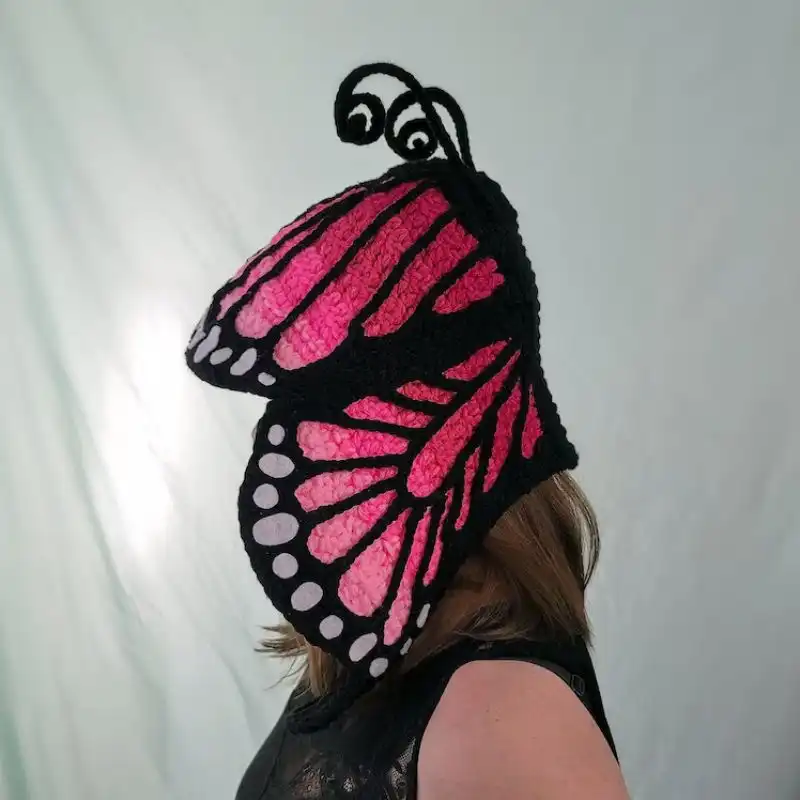 Butterfly Hood Crochet Pattern