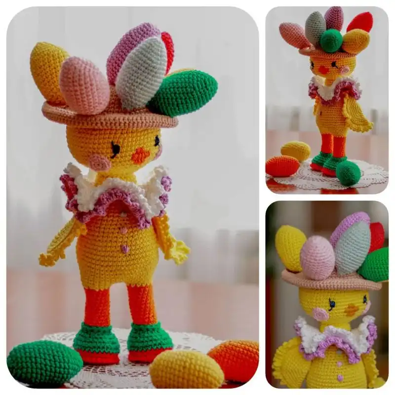 Easter Chick With Egg Hat