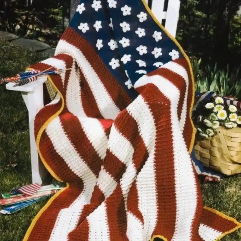Star Spangled Banner Flag Blanket
