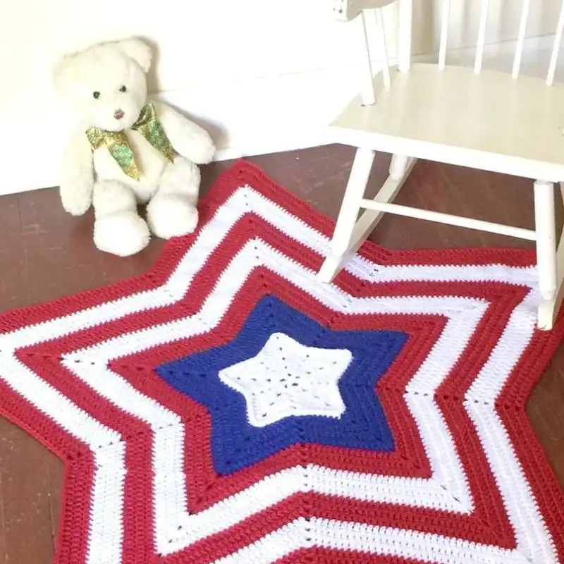 Liberty Star Throw Baby Blanket
