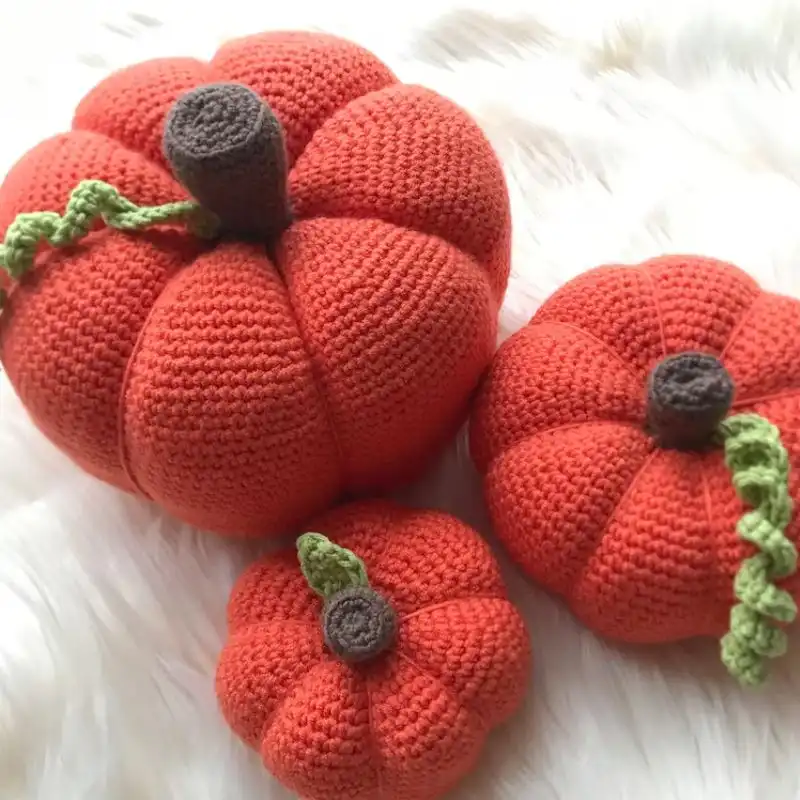 Crochet Pattern - Trio Of Pumpkins