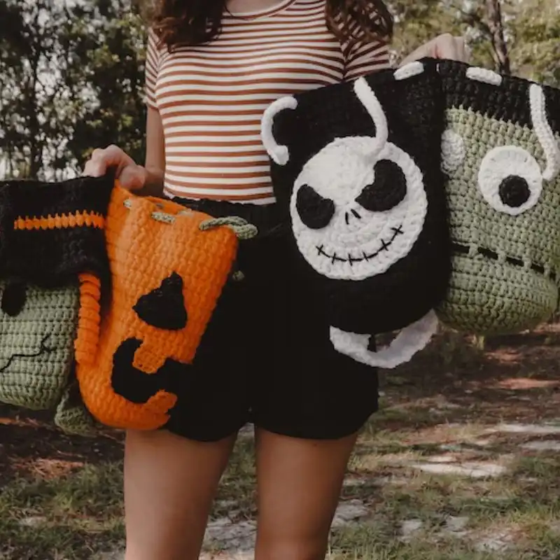 Crochet Halloween Bag Pattern