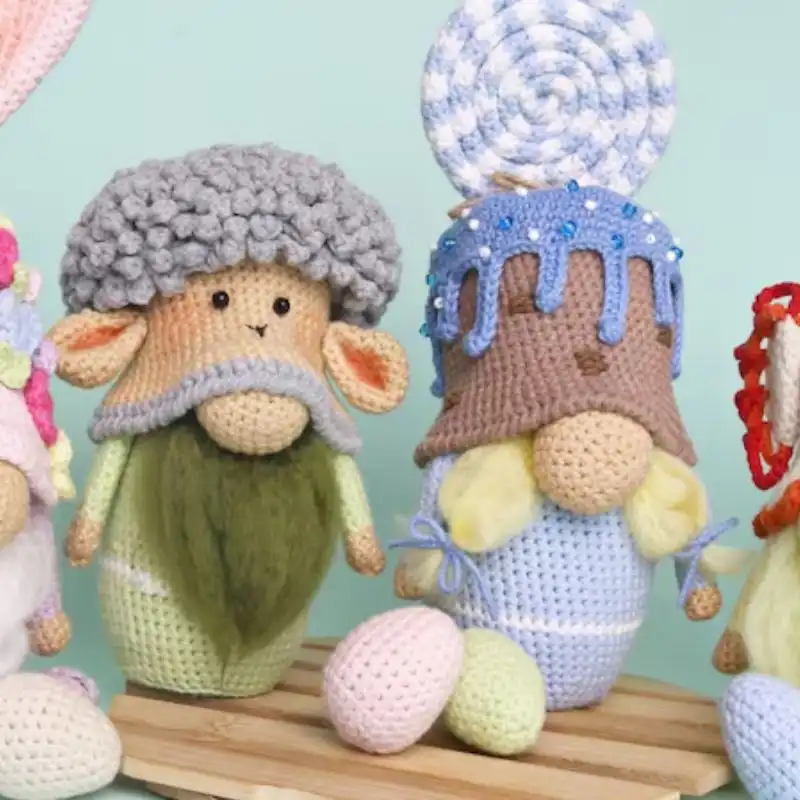 Easter Gnome Patterns 4 In 1