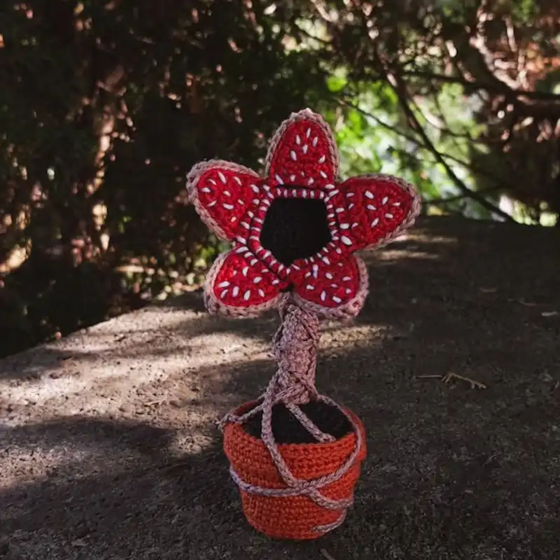 Crochet Monster Flower Pattern