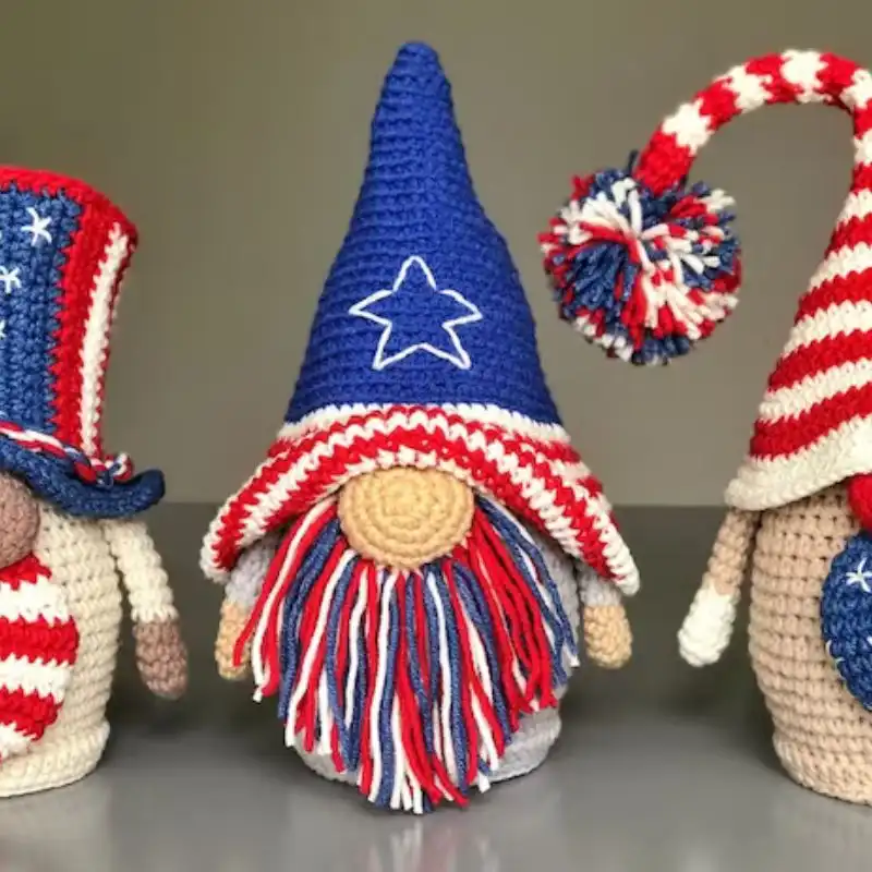 Independence Day Gnomes Patterns