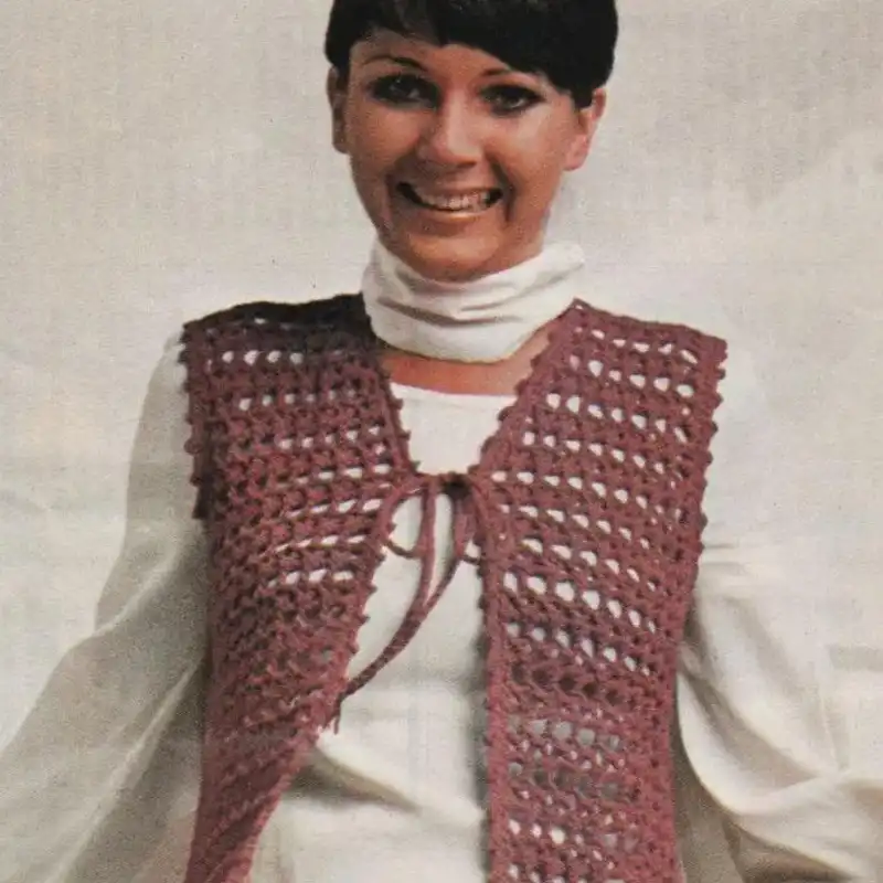 1970s Long Vest
