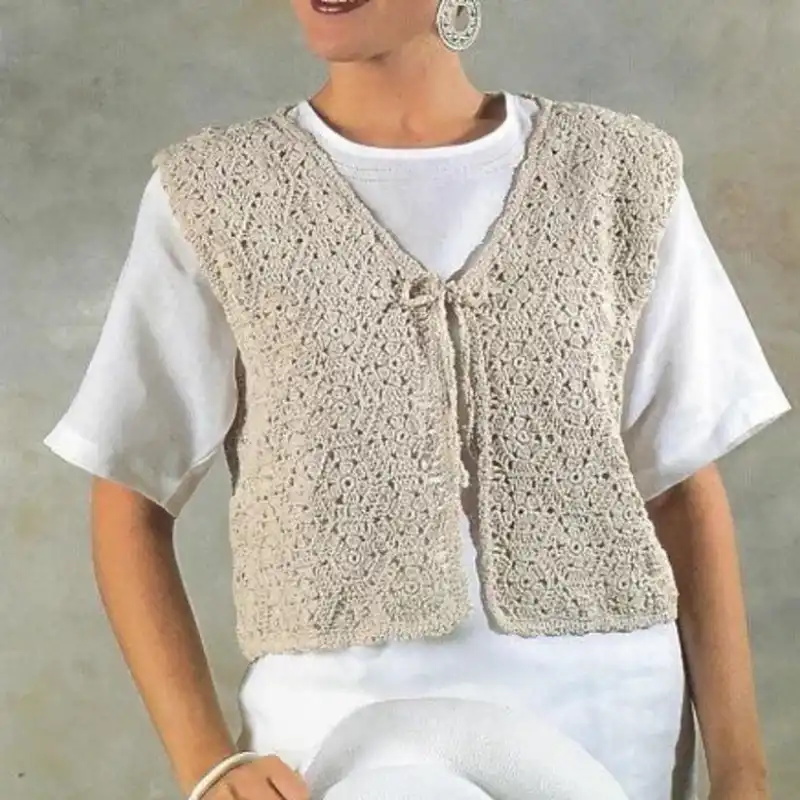 Vintage Crochet Vest