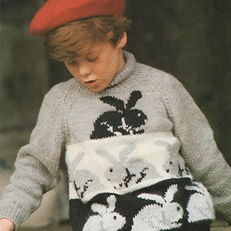 Childrens Rabbit Sweater