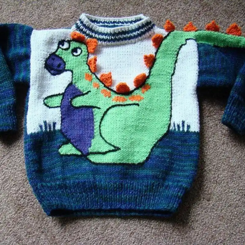 Kids Dinosaur Sweater