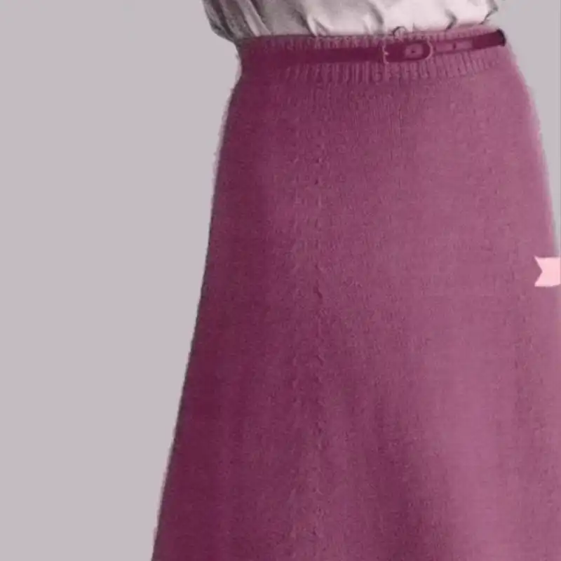 Women Long Winter Skirt