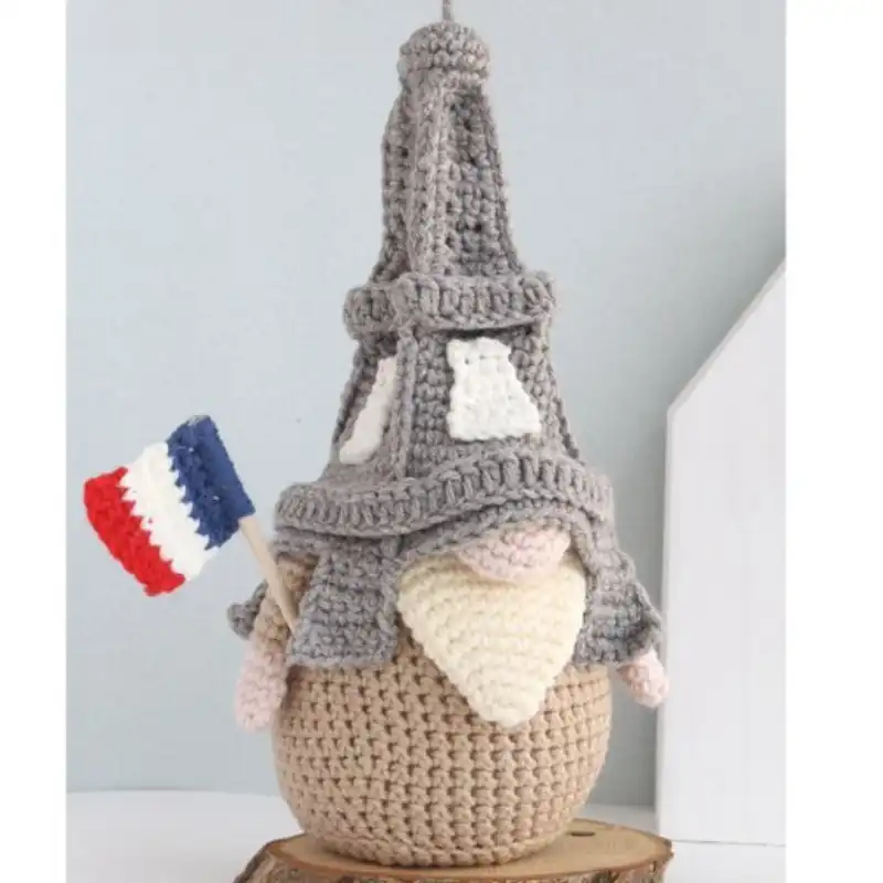 Eiffel Tower Gnome Charm