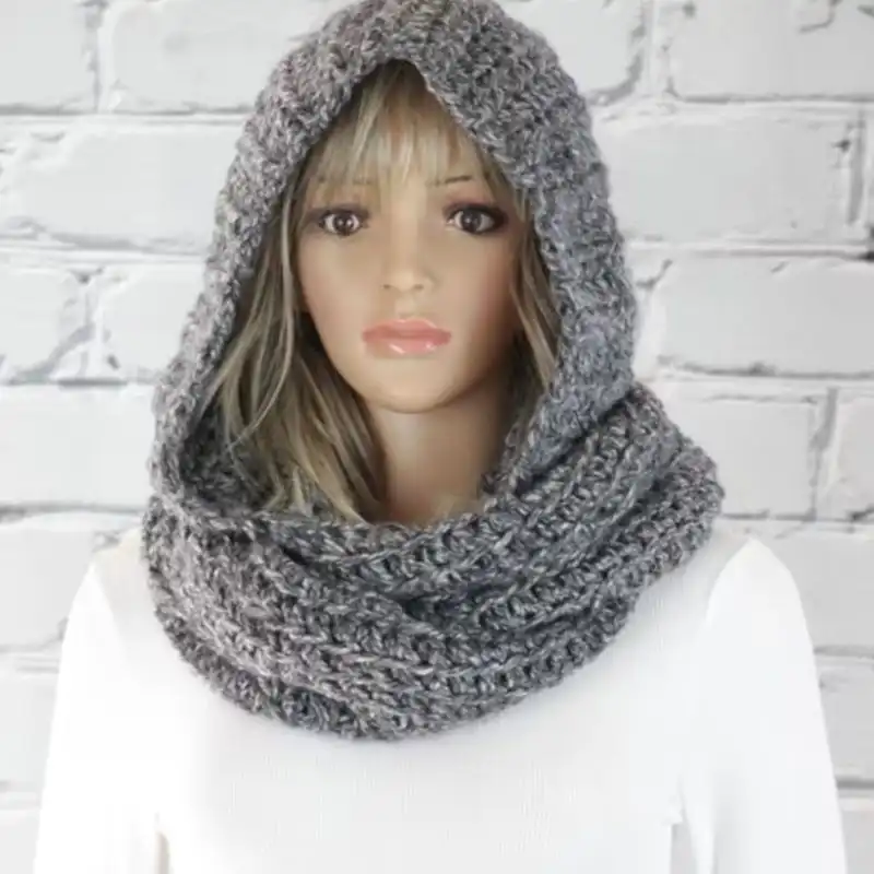 Alexia Hooded Scarf Pattern