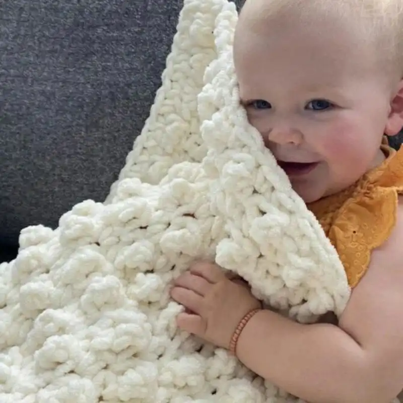 Easy Crochet Baby Blanket Pattern