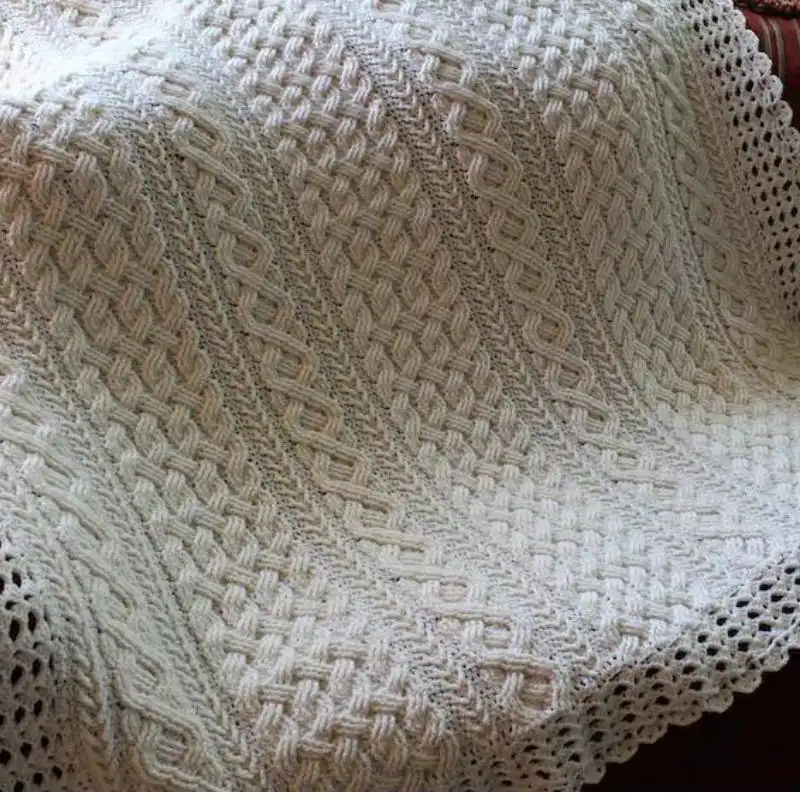 Braided Cabled Blanket