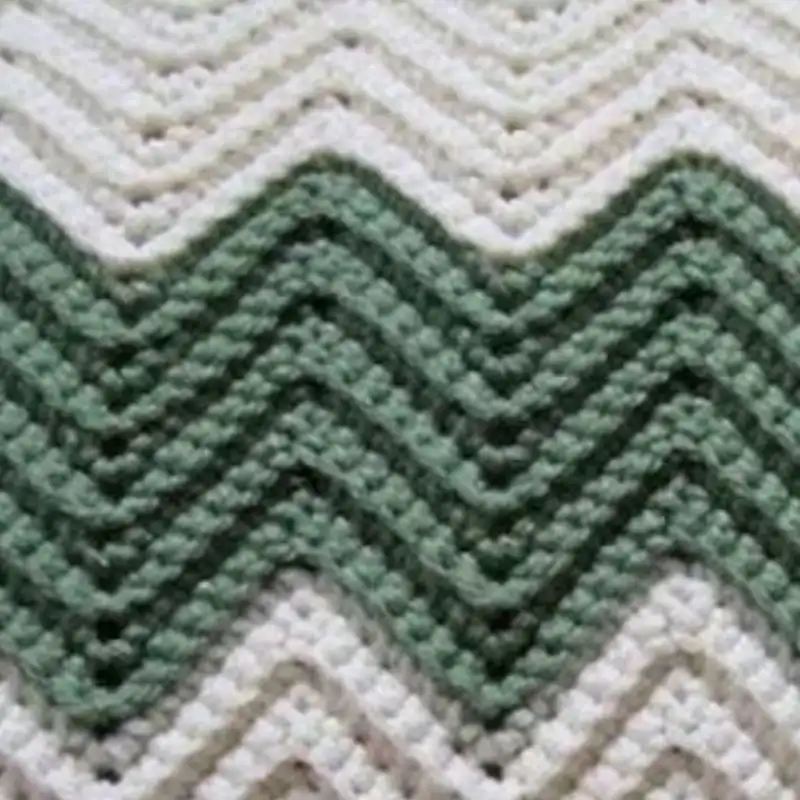 Cheerful Ripple Crochet Blanket