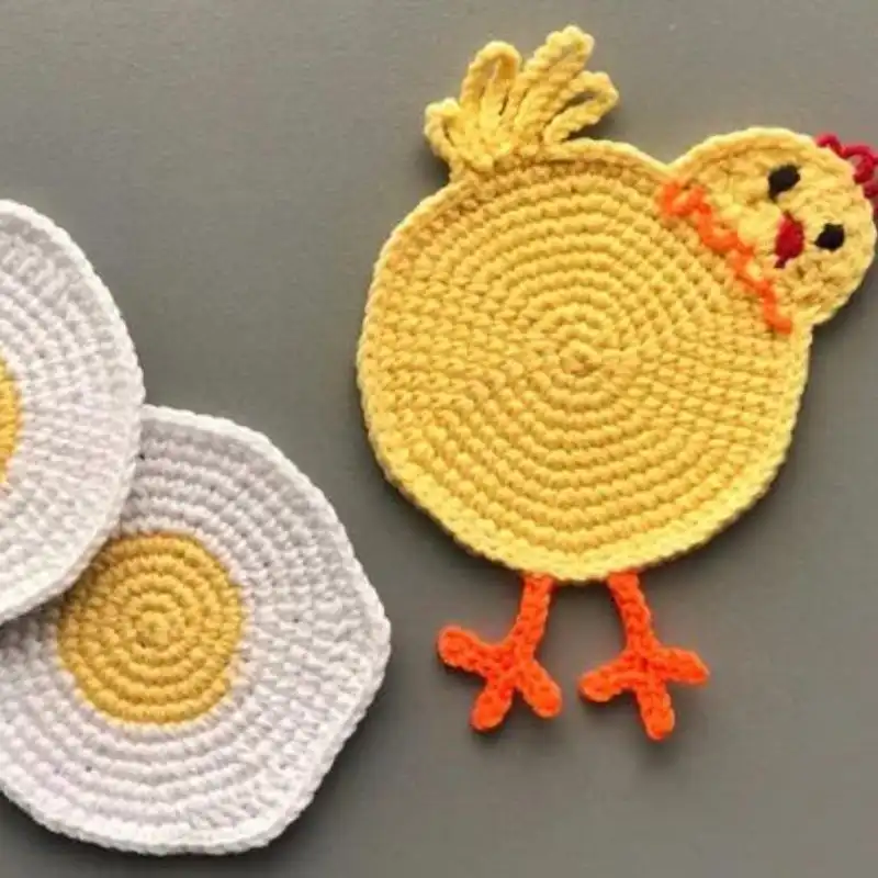 Chicken And Egg Coasters