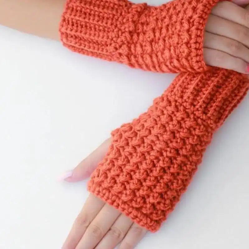 Peyton Fingerless Gloves Crochet Pattern