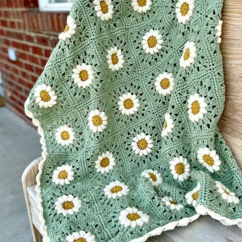 Granny square blanket