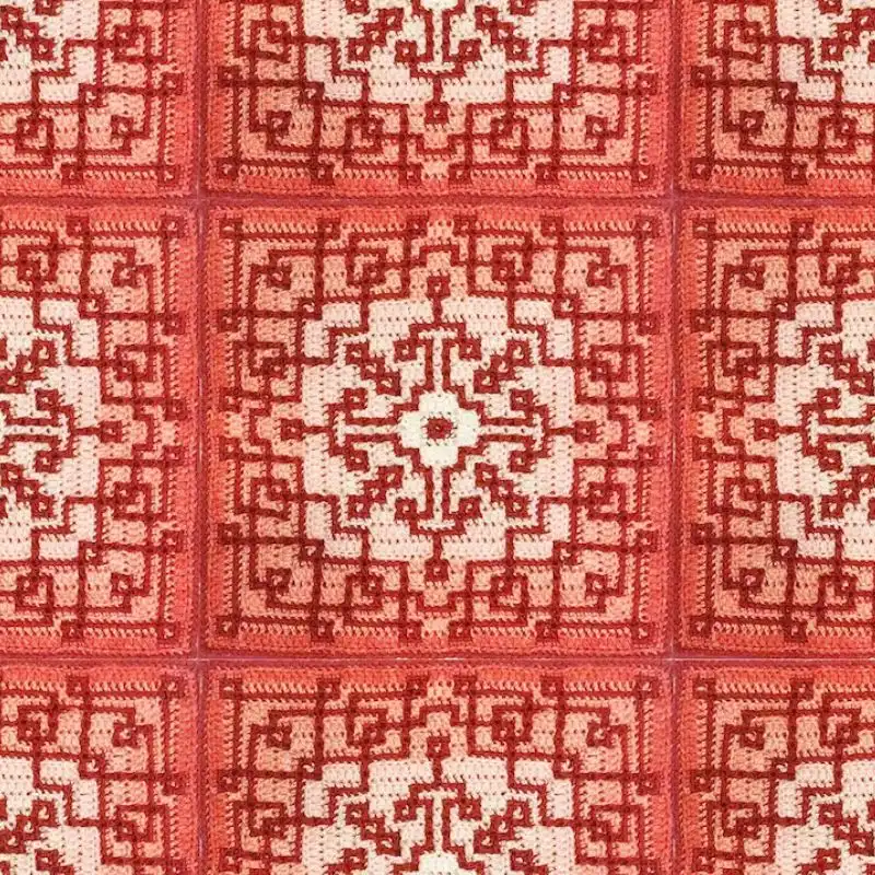 Semifreddo In Mosaic Square Crochet Doily Pattern