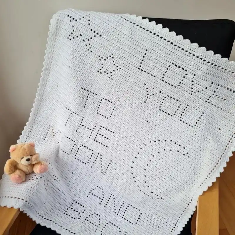 Tributary Crochet Baby Blanket