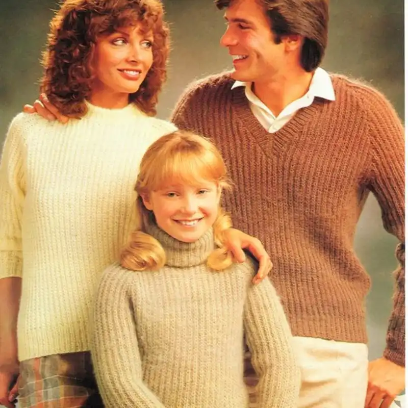 Family Fisherman's Rib Polo Sweater