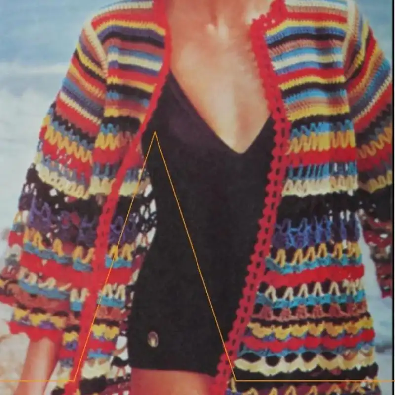 Vintage Granny Square Crochet Bikini Pattern
