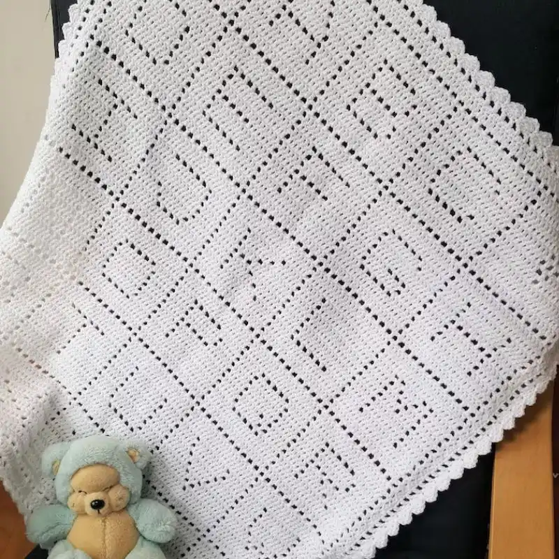 Alphabet Baby Blanket