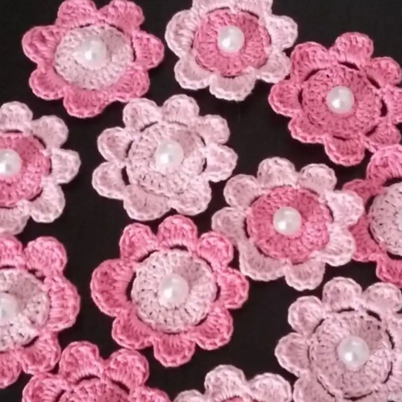 Basic Crochet Applique Flowers