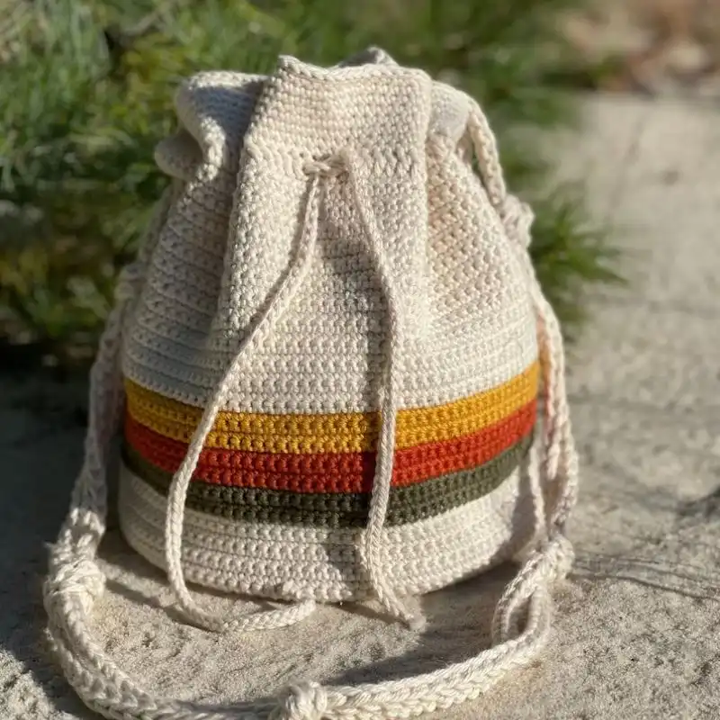 Bucket Handbag Purse Crochet Pattern