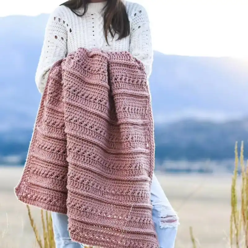 Colorado Throw Blanket Crochet Pattern