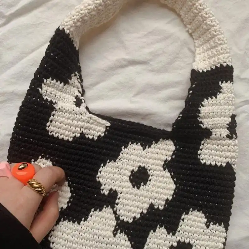 Crazy Daisy Purse Crochet Edition