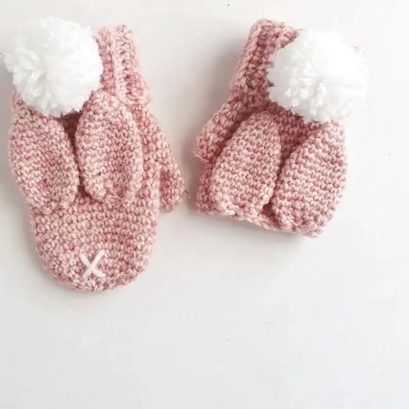 Crochet Bunny Gloves