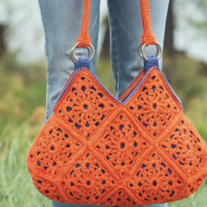 Crochet Handbag Purse Boho Purse Bag Pattern
