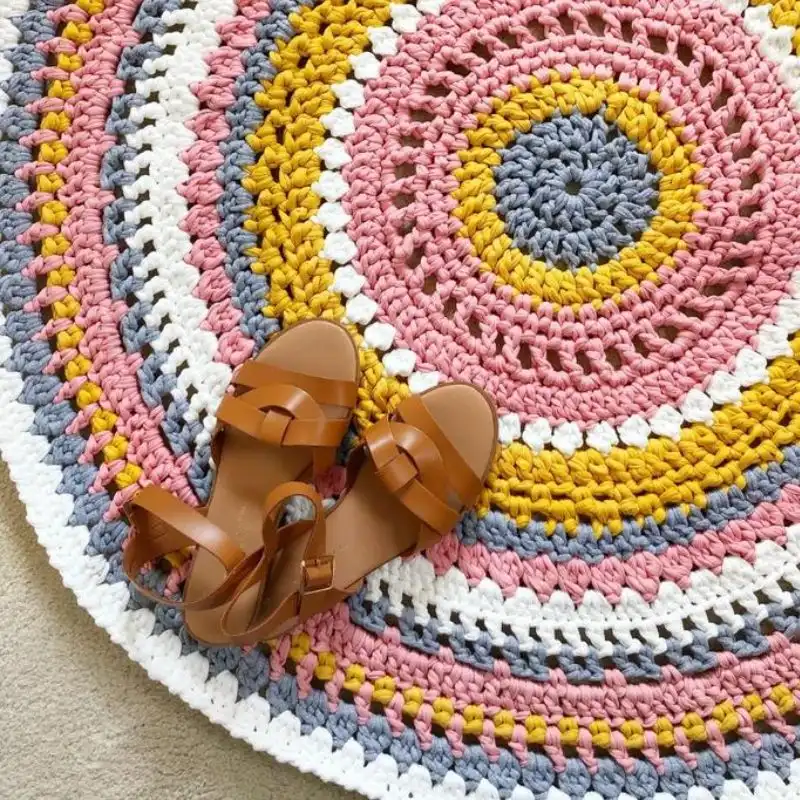 Crochet Mandala Rug Pattern