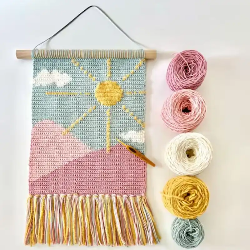 Crochet Pattern For Nursery Wall Decor