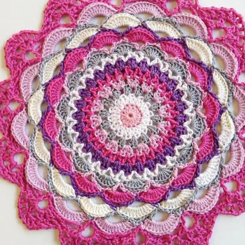 Crochet Pattern Mandala Pattern Rug