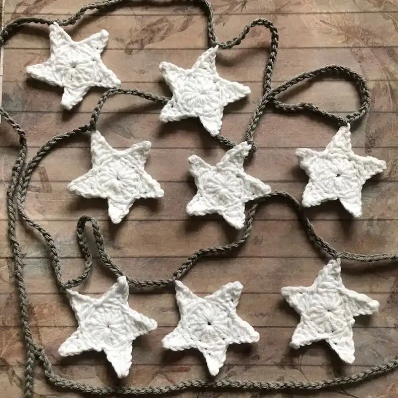 Crochet Pattern Star Bunting