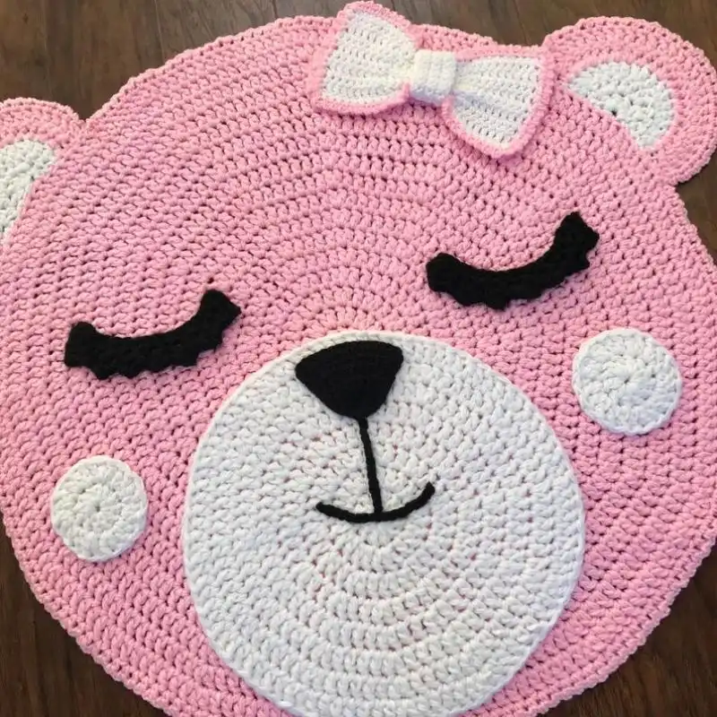Crochet Rug PATTERN – Crochet Bear Rug