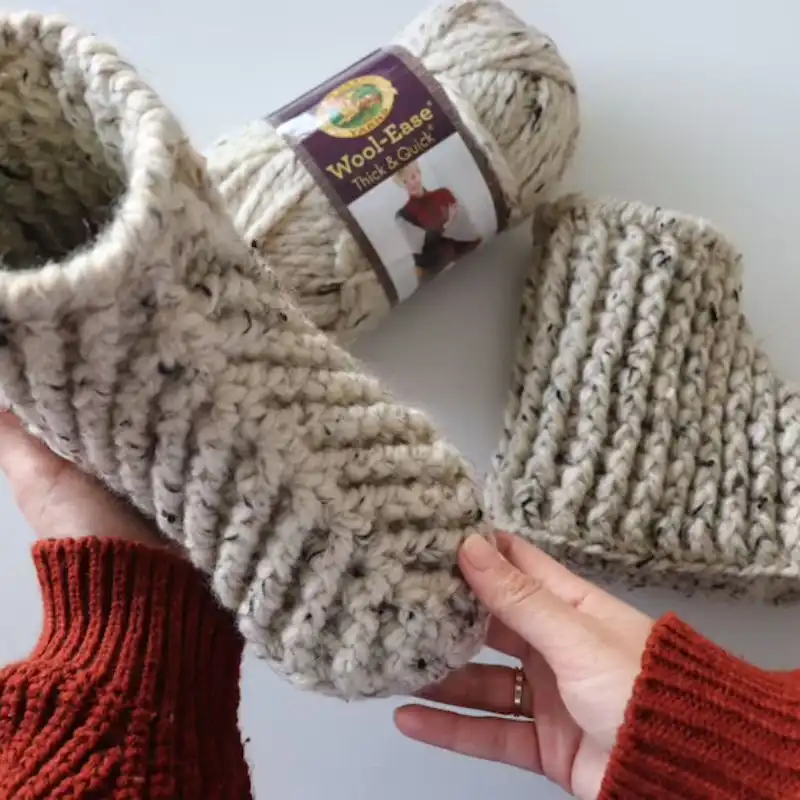 Crochet The Easiest Slippers Ever Written Pattern