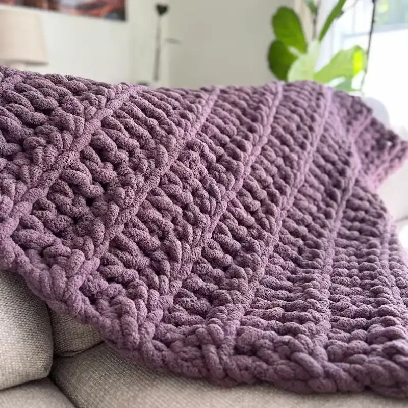 Crochet Throw Blanket