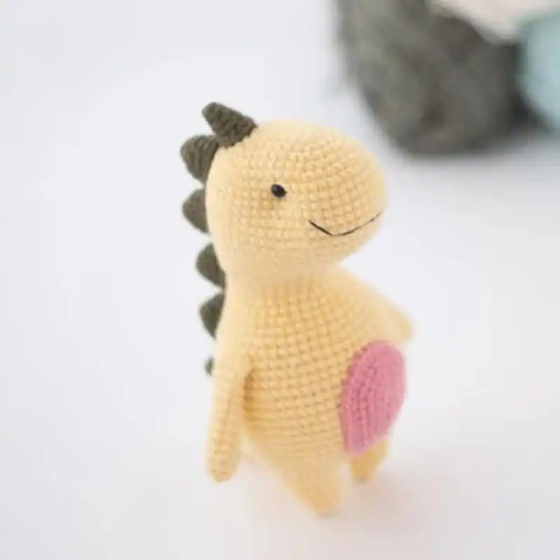 Dino The Dinosaur Amigurumi Crochet Pattern By CrochetByVStore