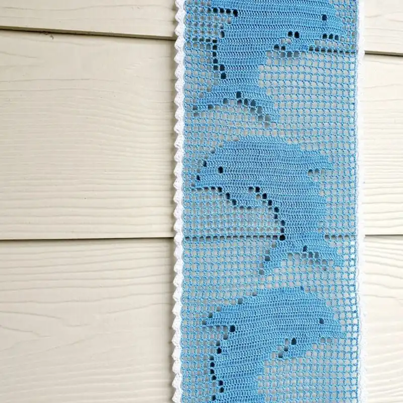Dolphin Table Runner PDF crochet pattern
