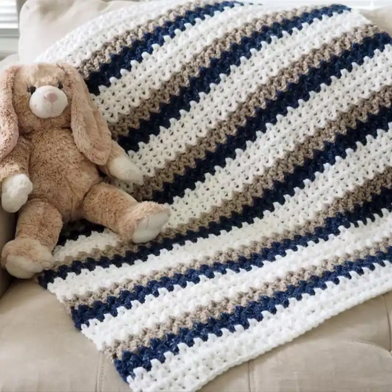 Easy Done In A Day Crochet Baby Blanket