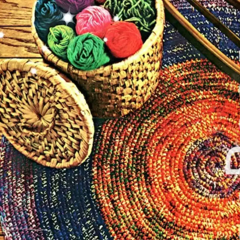 Easy Vintage Round Crochet Rug Pattern