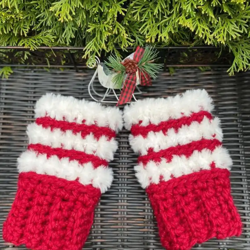 Fauxever Fingerless Gloves Crochet Pattern