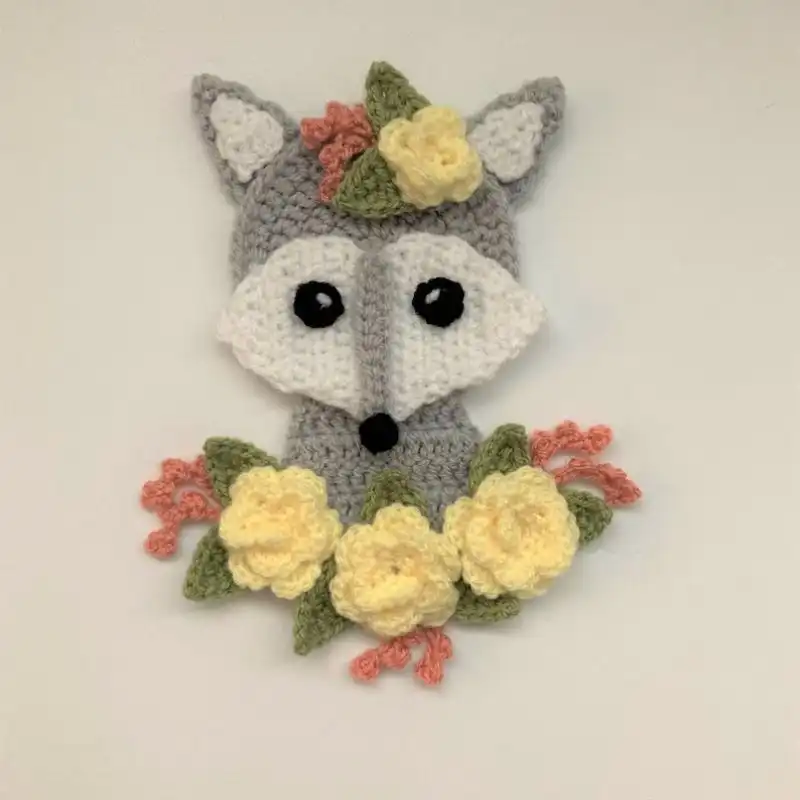 Foxes With Flowers